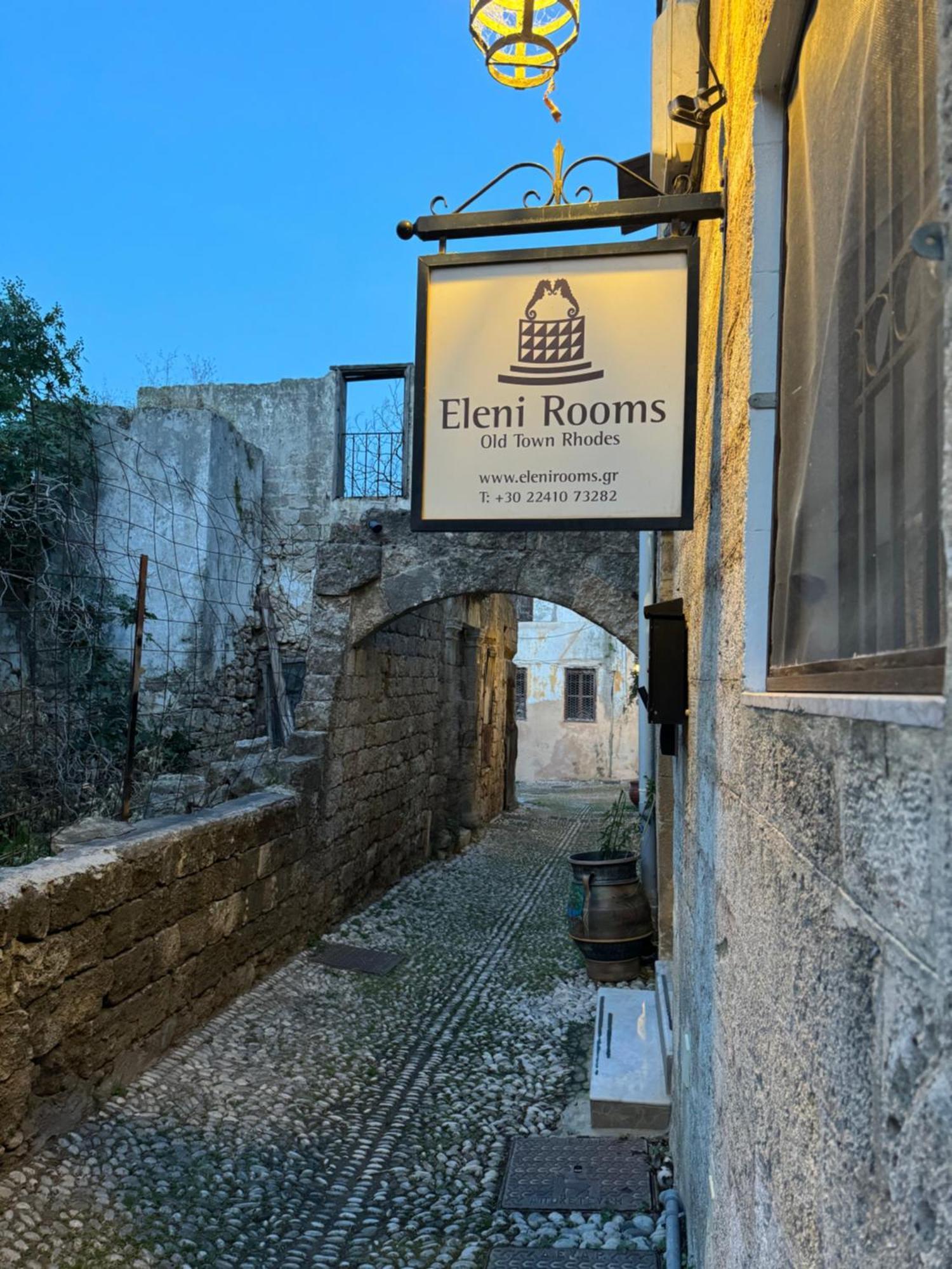 Eleni Rooms Rhodes City Exterior foto